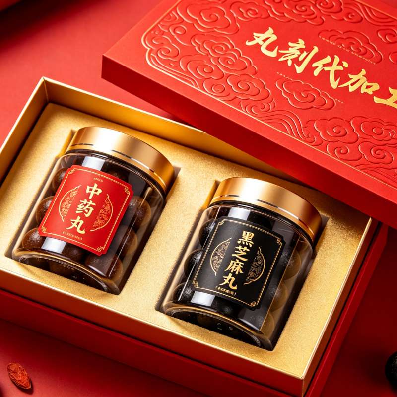 药食同源中药丸贴牌代加工，从打样到出货全流程说明(图1)